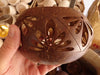 Carved coconut tea light hand carved outdoor candle light or planter 2 per order