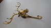 Brass Moose wall sculpture hook