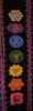 Hand painted batik Chakra wall art, flag