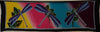 Hand painted batik dragonfly sarong wall art,