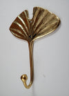 Brass Fan leaf hanger or hook for the home