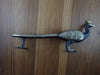 Peacock door handle solid brass door pull