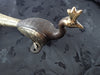 Peacock door handle solid brass door pull