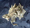 Bronze dragon head wall art