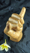 Hang Loose decorative hand carved teak hand