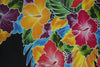 Hand painted Maui Hibiscus batik sarong, wall art