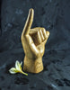 Hang Loose decorative hand carved teak hand