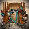 Wood buddha hands set mudra, left and right hands. Business card holder or jewelry display