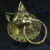 Hindu cat towel ring, drawer pull