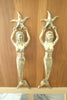 Mermaid Door Pull star above head #1 bent arms