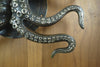 Brass Octopus Exterior Door Handle/ Entry Door Handle/ Solid Brass Left or Right Handle
