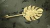 Brass Tropical Monstera leaf hook, Leaf hanger for the home