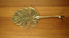 Brass Tropical Monstera leaf hook, Leaf hanger for the home