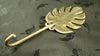 Brass Tropical Monstera leaf hook, Leaf hanger for the home